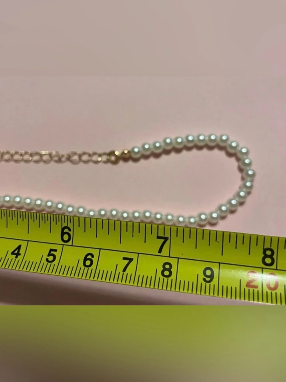Costume Faux Pearl Necklace #9367